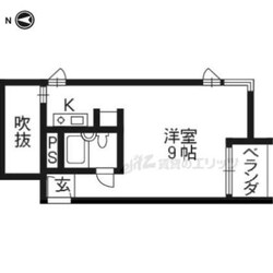 テラッセ糺の森の物件間取画像